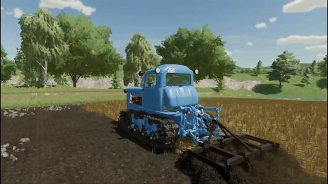 Farming Simulator 22 PC Mods in Action `| Rostselmash DT 75 Tracked Tractor смотреть онлайн