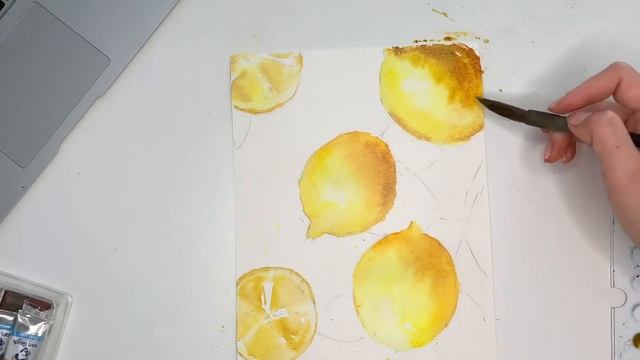 Рисуем акварелью. Лимоны смотреть онлайн