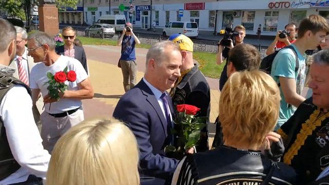 В Брест приехали байкеры из Украины смотреть онлайн