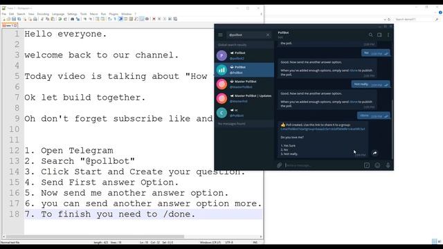 How to create poll in telegram 2019 смотреть онлайн