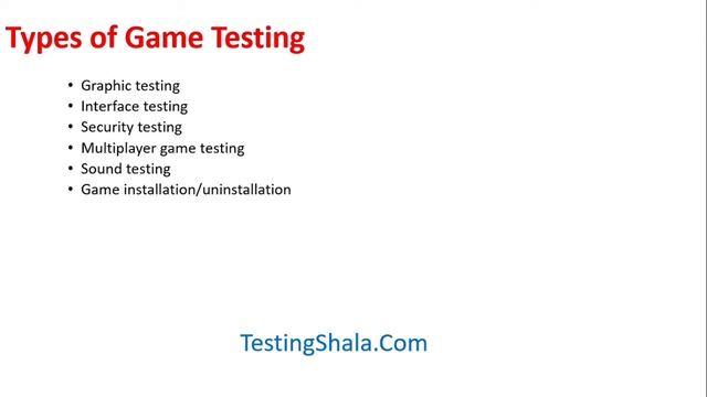 game testing | why | what | types of game testing | game testing vs software testing | testingshala смотреть онлайн