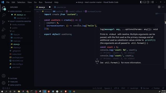 Zustand - Counter Application - ReactJS हिंदी में смотреть онлайн