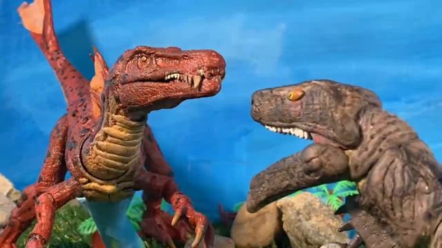 Zilla vs Titanosaurus (short stop motion battle) смотреть онлайн
