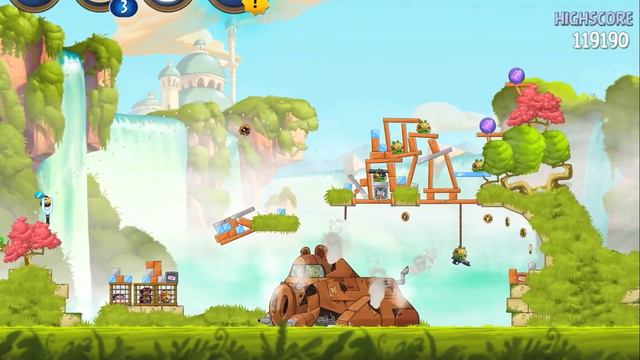 Angry Birds Star Wars 2 Level B1-20 Galactic Giveaway Coin Walkthrough смотреть онлайн