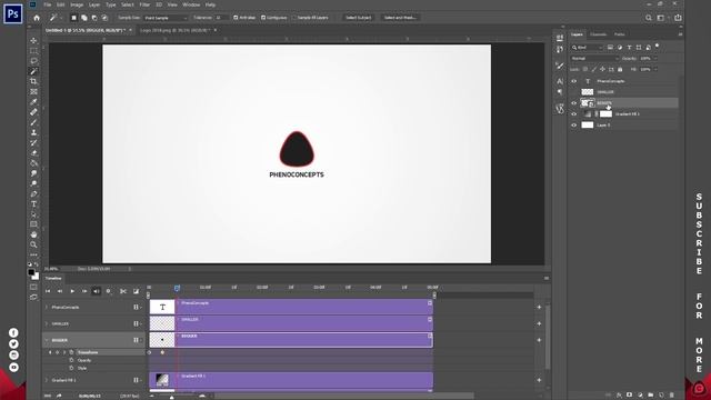 How to create a Logo Animation in Photoshop - No Plugins смотреть онлайн