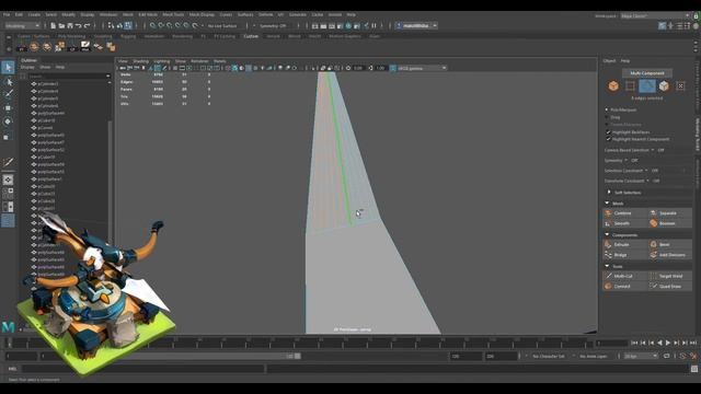 Создание 3D модели баллисты в Maya смотреть онлайн