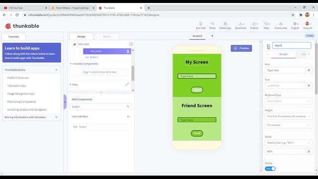 How to create your own Data Base || Firebase \ Thunkable || смотреть онлайн