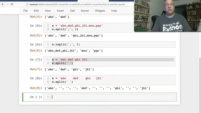 Python standard library: Splitting and partitioning смотреть онлайн