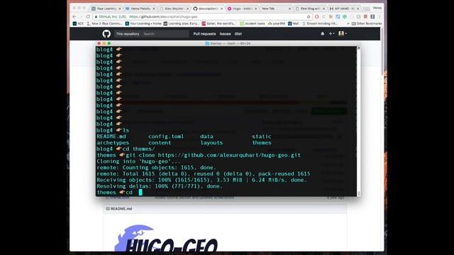 How to: Blog w/ Hugo and Github Pages Part 1 смотреть онлайн