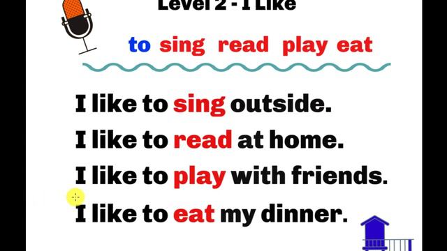 Reading tutorial | Practice reading sentences | Learn how to read | Simple sentences| I Like смотреть онлайн