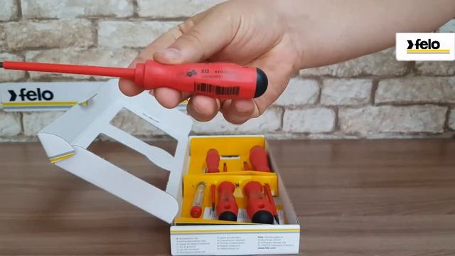 Обзор набора отверток диэлектрических SL/PH, отвертка тестер напряжения сети Felo 51396198 смотреть онлайн