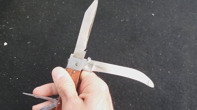 Складной советский охотничий нож СССР с экстрактором "Лось". Заря, Давыдково смотреть онлайн