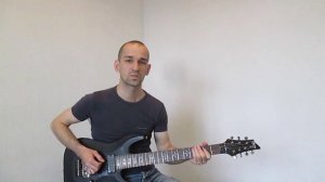 Как правильно глушить струны.  Уроки игры на электрогитаре [Руслан Хакимов]