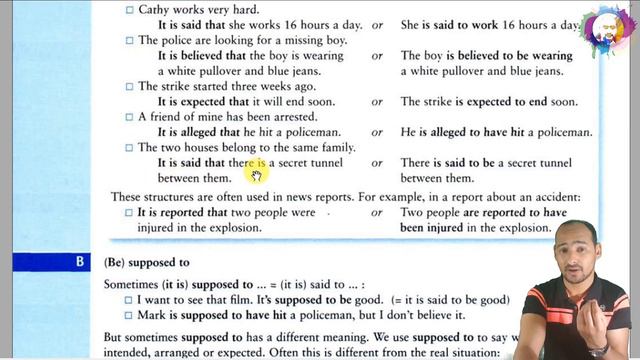 Unit 45 "It is said that.. It is said to .. He is supposed to" كيف تقول انهم يزعمون ان أو يدعون أن смотреть онлайн