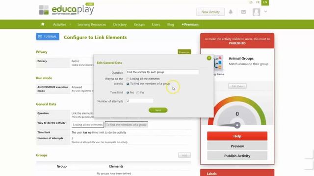 How to create a matching game in Educaplay смотреть онлайн