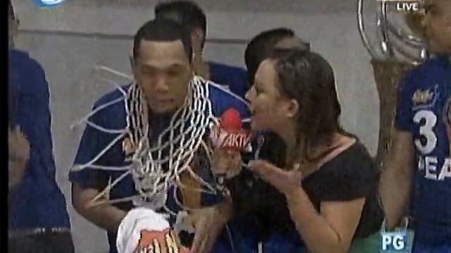 LOCKER ROOM CELEBRATION with Erika Padilla - PBA Philippine Cup Finals 01/16/13 смотреть онлайн