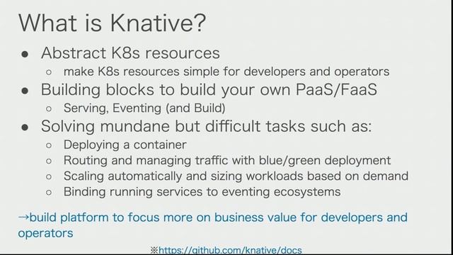 Building serverless applicaiton on top of Kubernetes - Toshinon Sugita смотреть онлайн