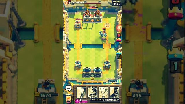 Clash Royale#1 Первое видео/Первый бой смотреть онлайн