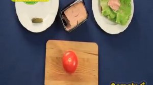 Классные бутерброды. Бутерброд «Божья коровка»