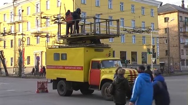 Ремонт контактной сети смотреть онлайн