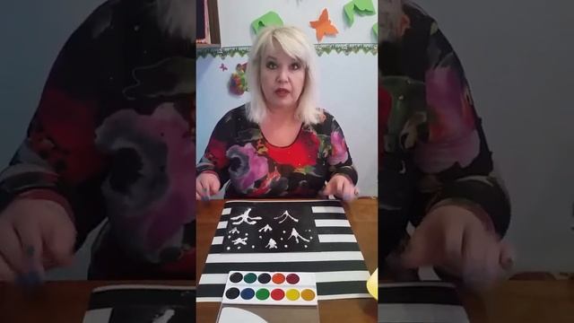 Мастер класс во 2 младшей группе как рисовать солью. смотреть онлайн