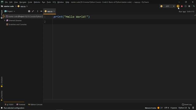 Lets Start Coding! | Python For Beginners Tutorial #3 смотреть онлайн