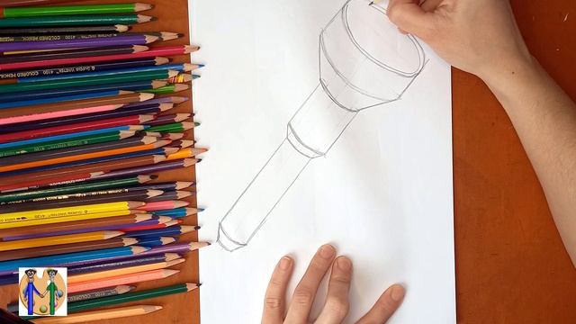 Как нарисовать фонарик. Онлайн-школа рисования "Малевашки" смотреть онлайн