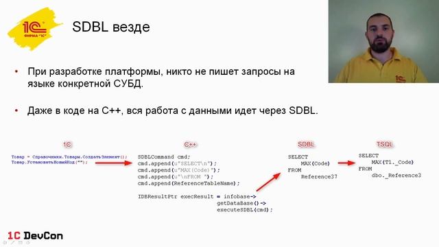 SysDevCon2 3. Как создавать приложения, не зависящие от конкретной СУБД (Ю. Федоров) смотреть онлайн