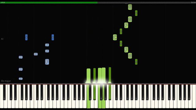 Satisfied | Hamilton | Piano Synthesia смотреть онлайн