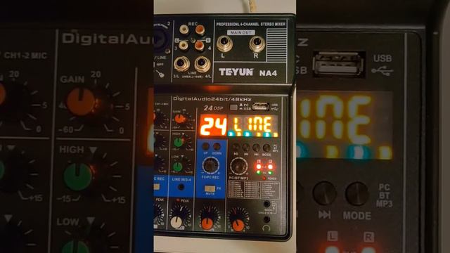 TEYUN NA4 mixer deck affordable tool for starter musitions смотреть онлайн