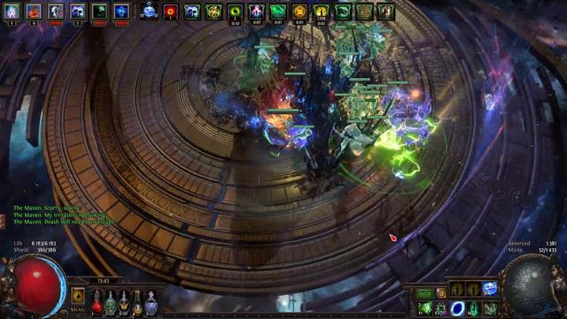 Path Of Exile 3.14 - Summoner Spectre Operative Syndicate endgame build vs Maven смотреть онлайн