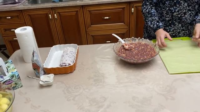 Как я готовлю печёночный рулет в духовке / Готовлю рулет из печени/ Рецепт от горянки. смотреть онлайн