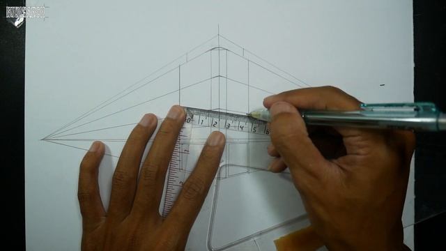 How To Draw Building in 2 Point Perspective смотреть онлайн