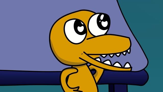 Orange Monster Is Zoombie - Orange x Blue x Purple With Red - Rainbow Friends Chapter 2 Animation смотреть онлайн