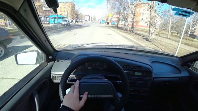 ЕДУ НА ВАЗ 2114 ПО ВЕСЕННЕМУ ГОРОДУ - ВИД ОТ ПЕРВОГО ЛИЦА! смотреть онлайн