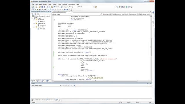 Создаем меню! Ресурсы. Ресурсные файлы. Программирование в Windows. Меню. смотреть онлайн