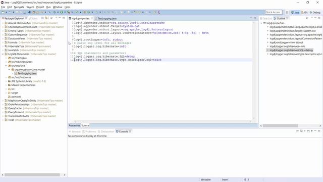 Hibernate Tip - How to log SQL statements and their parameters смотреть онлайн