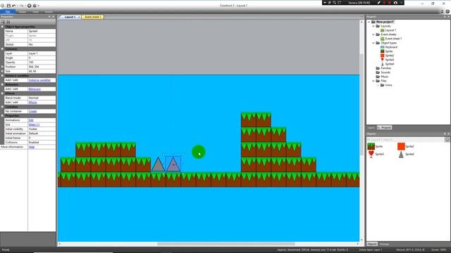 Construct 2 (platformer) | графика для игр смотреть онлайн