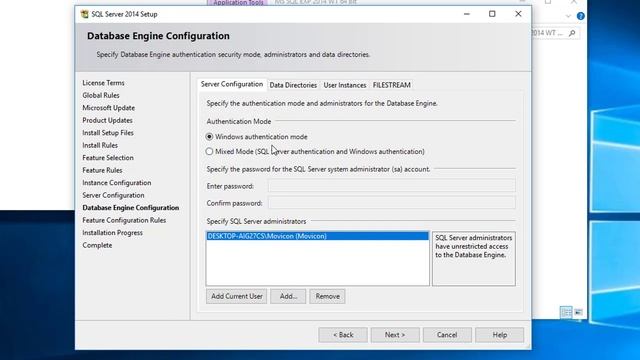 MS SQL 2014 Express Install смотреть онлайн