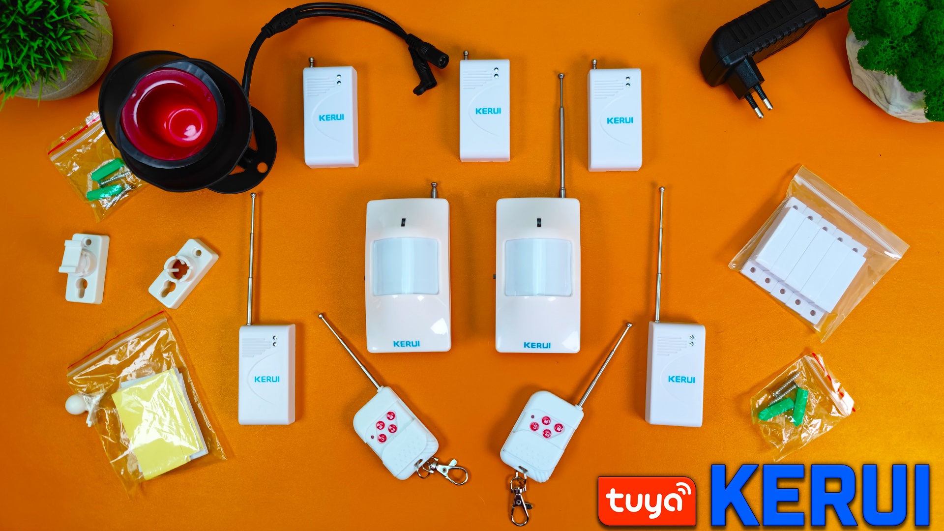 НЕДОРОГАЯ и Умная WI-FI система охранной сигнализации KERUI Tuya из Китая смотреть онлайн