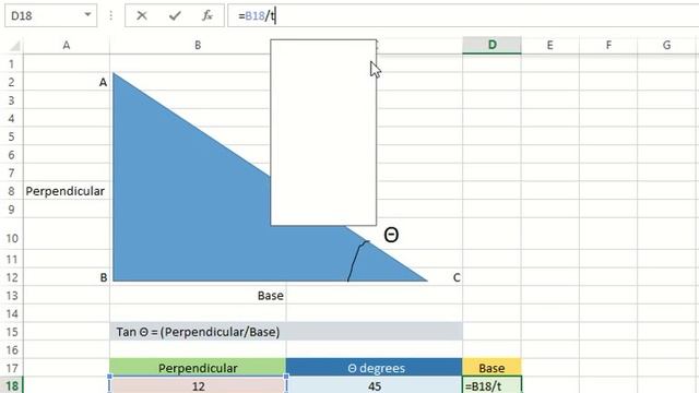 Excel : Using TAN Function смотреть онлайн