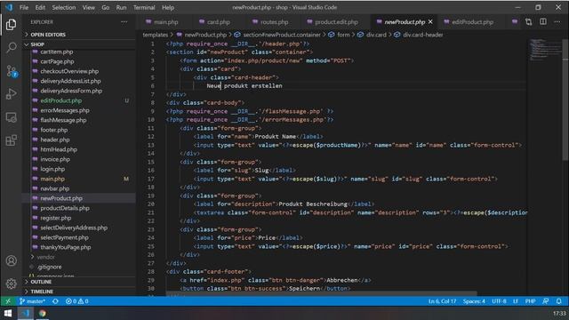 Produkt editieren und Entwürfe für Admins anzeigen - PHP Online Shop tutorial | Part 37 смотреть онлайн