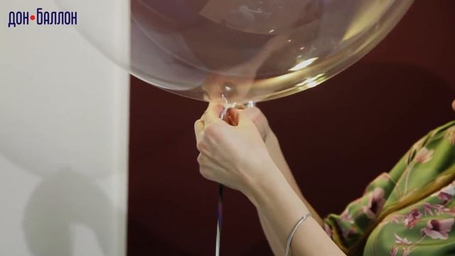 Шары Deco Bubbles (баблс). Как ровно раздувать сферу? смотреть онлайн