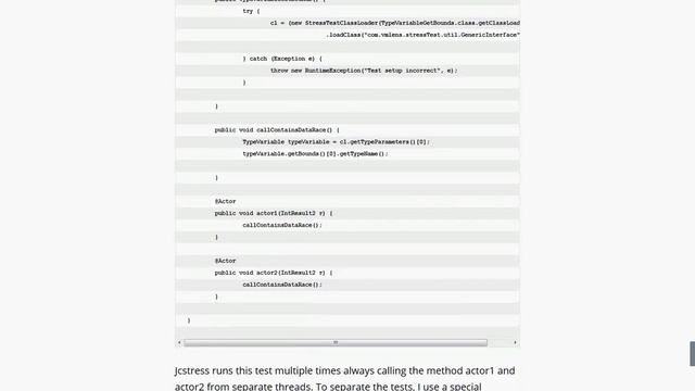 Java's TypeVariable.getBounds is not thread safe смотреть онлайн