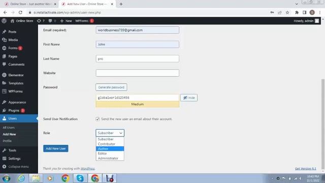 How to Add a New User to Your WordPress Website | Add New User WordPress смотреть онлайн