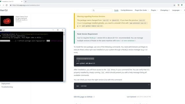 Install Vue Cli and Run on localhost смотреть онлайн