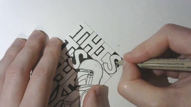 Mandalorian sketch card - time lapse смотреть онлайн