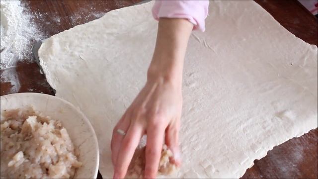Мясной пирог на тонком тесте смотреть онлайн