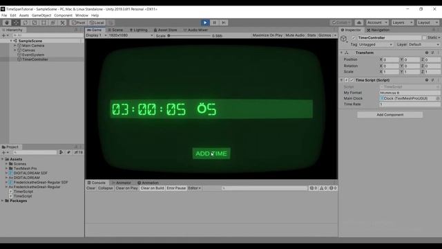 Displaying DATE and TIME in Unity (the real way) смотреть онлайн