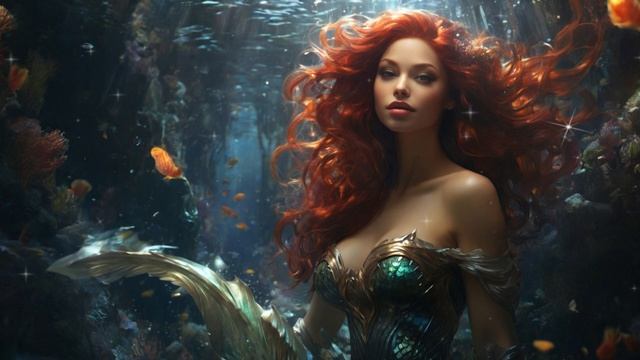 Русалки и белые дельфины _ Подводный рай чудесного морского мира _ Таинственная музыка смотреть онлайн